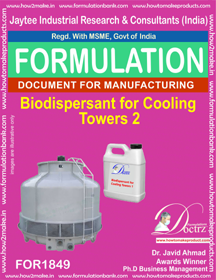 Cooling Tower, Steamer Chemical Formulations