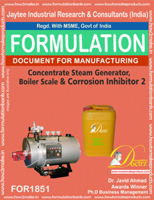 Cooling Tower, Steamer Chemical Formulations