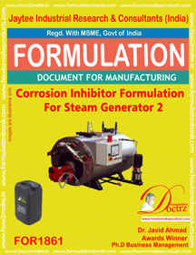 Cooling Tower, Steamer Chemical Formulations