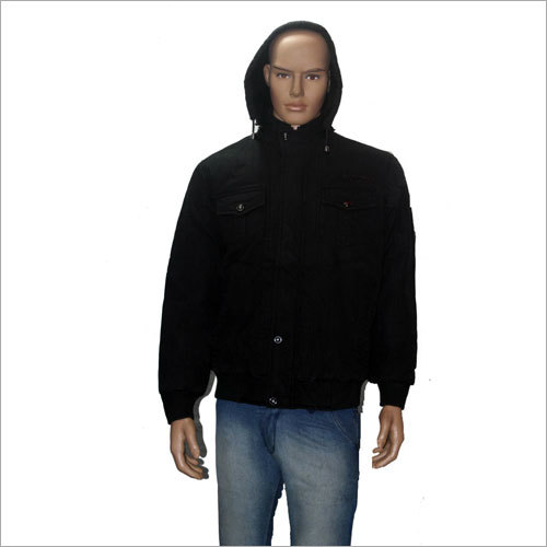 Mens Hooded Full Sleeve Jacket