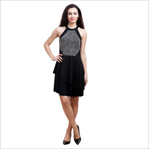 Cross Neck One Piece Dress