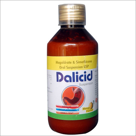 Dalicid Syrup Ingredients: Magaldrat 400Mg + Simethicone
20 Mg/5Ml