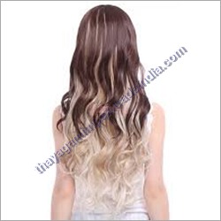 Long Wave Brown Blonde Hair