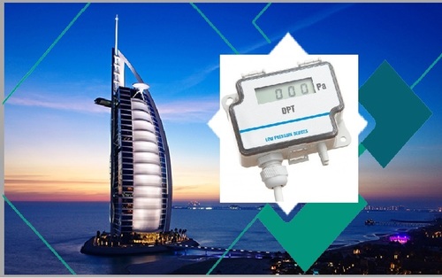 Sensocon USA Differential Pressure Transmitter Series DPT1-R8 - Range  0 - 0.62 mbar