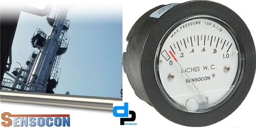 Sensocon USA Miniature Low Cost Differential Pressure Gauge Series Sz-5000-250PA
