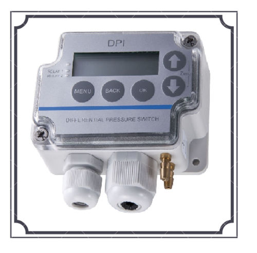 Sensocon USA Differential Pressure Transmitter Series DPT1-R8 - Range  -12.7 - 12.7 mmWC