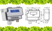 Sensocon USA Differential Pressure Transmitter Series DPT1-R8 - Range  0-25.4 mmWC