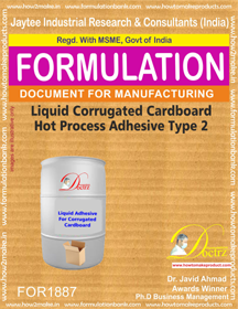 E Books Liquid Corrugated Cardboard Hot Process Adhesive Type 2