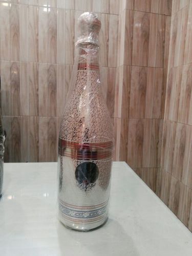 Enamel Engrave Wine Bottle