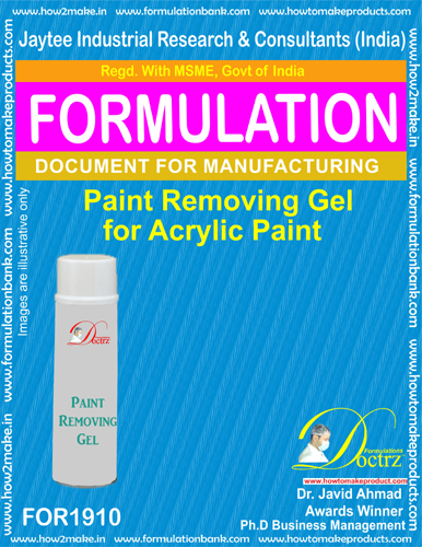 E Books Paint Remover Gel Formula For Acrylic Paint Remover
