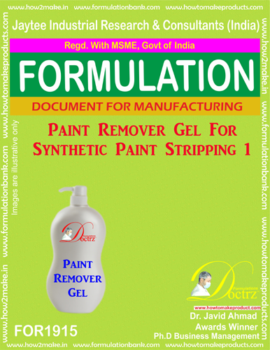 Paint remover gel for Synthetic Paint 1