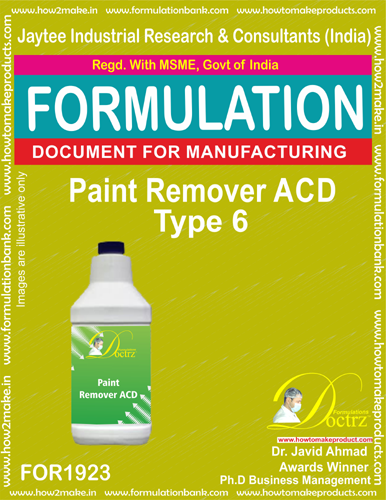 Paint Removers Making Formulations
