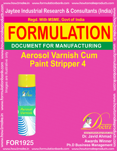 E Books Aerosol Varnish And Paint Stripper Formula 4