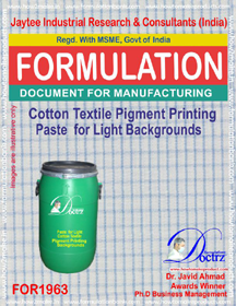 E Books Cotton & Viscose Textile Pigment Printing Paste For Light Background Type 2