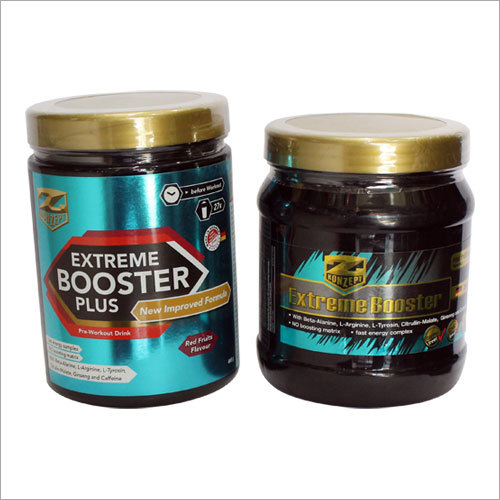 Konzept Extreme Booster Plus - Amino Acid Powder Mix, Teal, Airtight Bottle | Fat Burning, Mass Gain, High BCAA, Red Fruit Flavor