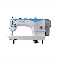 White And Blue Direct Drive Single Needle Lockstitch Machine