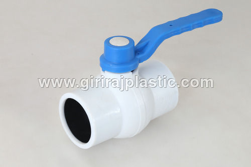 White And Black Long Handle Ball Valve