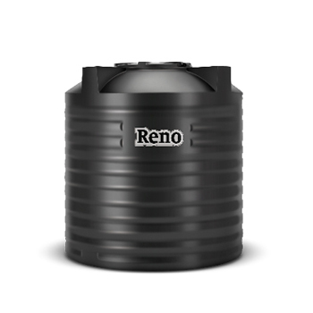 Reno Double Layer Water Tank - Plastic Material, Floor Mounted Design | Round Shape, Durable Storage Solution