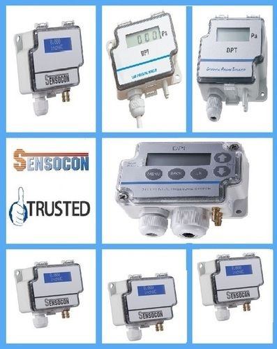 Sensocon USA Differential Pressure Transmitter Series DPT10-R8  - Range  0 - 0.5 inWC