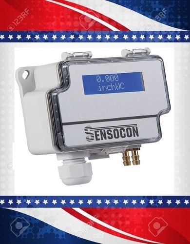 Sensocon USA Differential Pressure Transmitter Series DPT10-R8 - Range 0 - 10.0 inWC