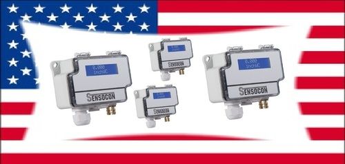 Sensocon USA Differential Pressure Transmitter Series DPT10-R8 - Range -1250 - 1250 Pa