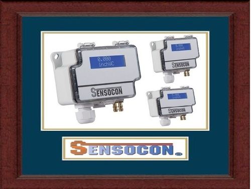 Sensocon USA Differential Pressure Transmitter Series DPT10-R8 - Range 0 - 622 Pa