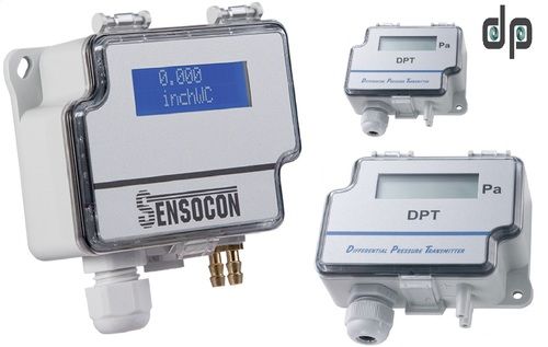 Sensocon USA Differential Pressure Transmitter Series DPT1-R8 - Range  -250 - 250 Pa