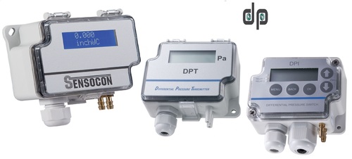 Sensocon USA Differential Pressure Transmitter Series DPT1-R8 - Range  0 - 62 Pa