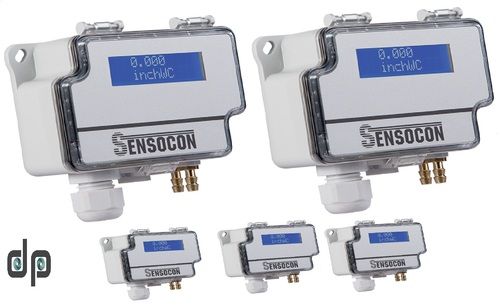 Sensocon USA Differential Pressure Transmitter Series DPT1-R8 - Range  -0.62 - 0.62 mbar