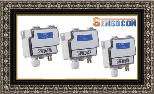 Sensocon USA Differential Pressure Transmitter Series DPT1-R8 - Range  -2.5 - 2.5 mbar