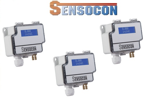 Sensocon USA Differential Pressure Transmitter Series DPT1-R8 - Range  0 - 1.25 mbar