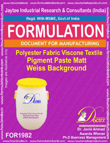 E Books Polyester ,Viscone Pigment Paste Formula For Weiss Background 1