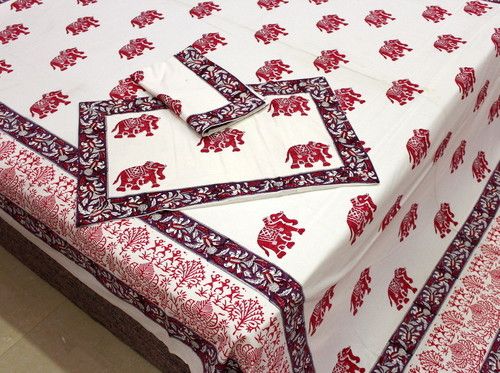 Block Printed Bedsheet