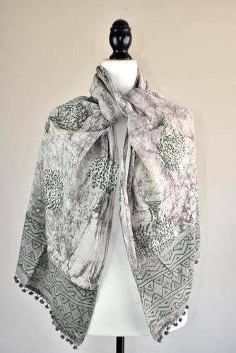 Same As Picure Cotton Printed Scarf
