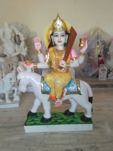 Marble shitala Mata Statue