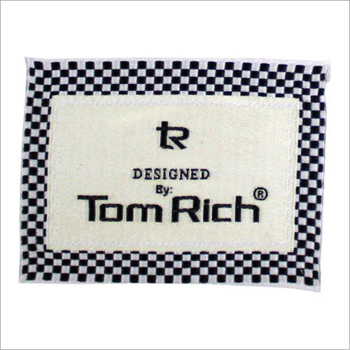 Damask Woven Label