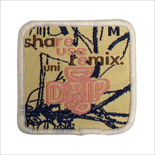 Die Cut Woven Label