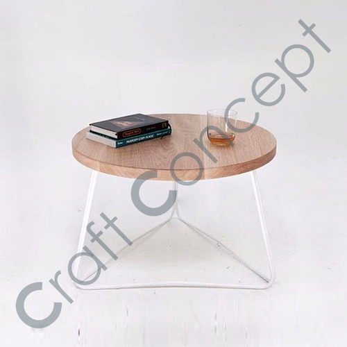 Round Coffee Table No Assembly Required