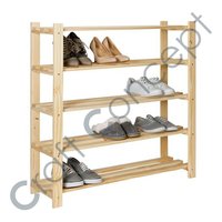 Wooden Shoe Rack No Assembly Required