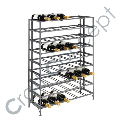 Metal Wine Rack No Assembly Required