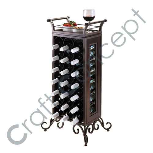 Metal Wine Rack No Assembly Required