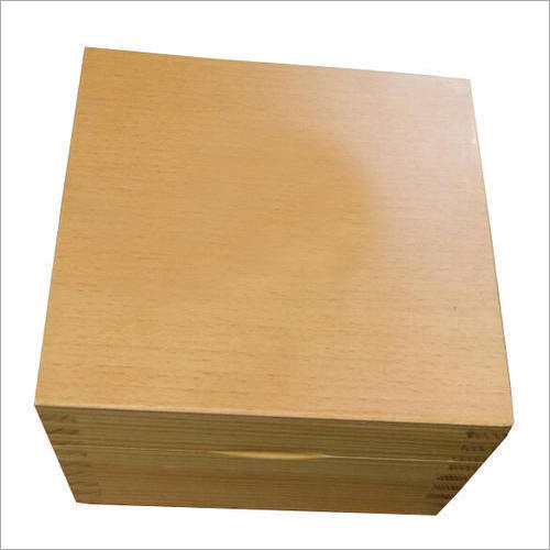Mini Wooden Tea Box - Small Cubic Size, Lightweight Wood, Smooth Finish, Elegant Design
