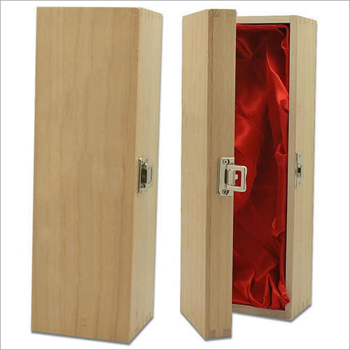 Wooden 1 Wine Bottle Box