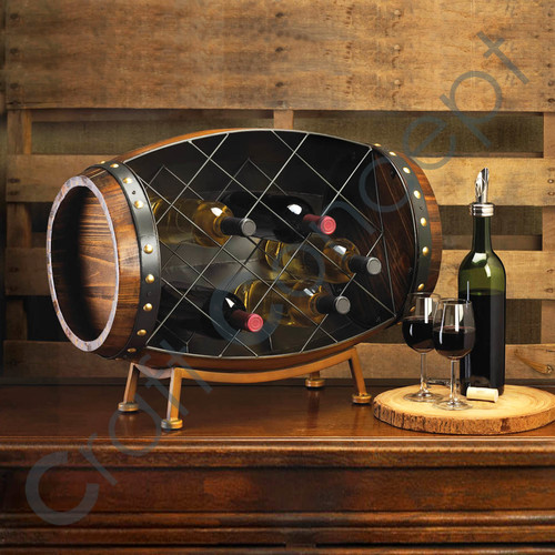 Hollow Container Wine Rack No Assembly Required