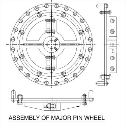 As Per Customer Requirement Pin Wheel For Esp Rapping Systems