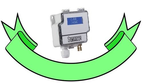 Sensocon USA Differential Pressure Transmitter Series DPT30-R8 - Range  0 - 62.5 mbar