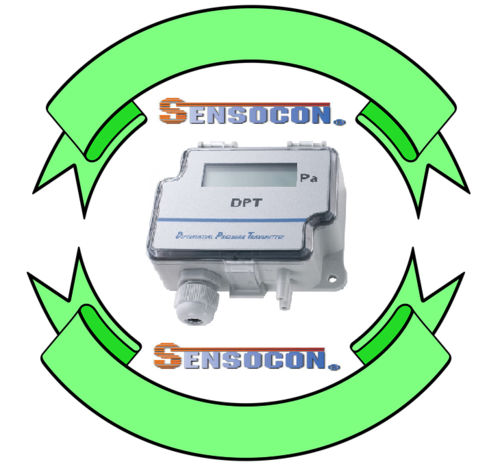 Sensocon USA Differential Pressure Transmitter Series DPT30-R8 - Range  -127 - 127 mmWC