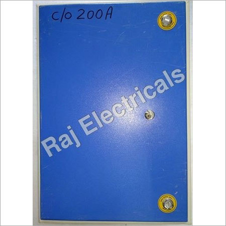 Manual Operated Change Over Switches By RAJ ELECTRICALS