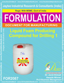Liquid Foam Producing Compound - Formula 2087 | Instant Downloadable eBook, Comprehensive Manufacturing Process Guide, Versatile Payment Options