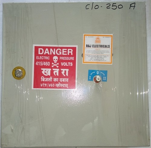 CHANGEOVER SWITCH WITH BOX 250 AMP